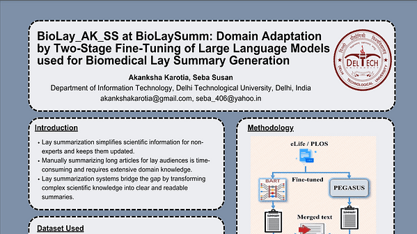 BioLay_AK_SS at BioLaySumm: Domain Adaptation by Two-Stage Fine-Tuning of Large Language Models used for Biomedical Lay Summary Generation