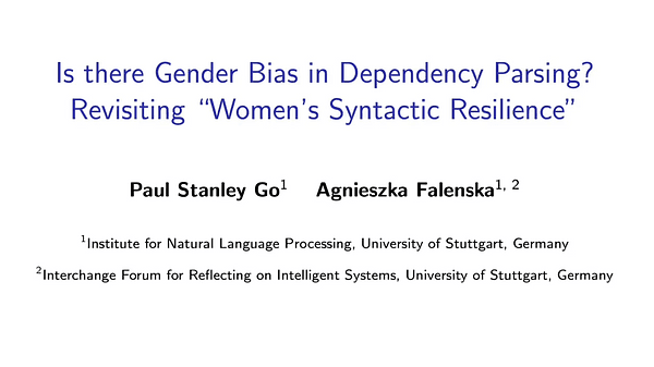 Is there Gender Bias in Dependency Parsing? Revisiting "Women's Syntactic Resilience"