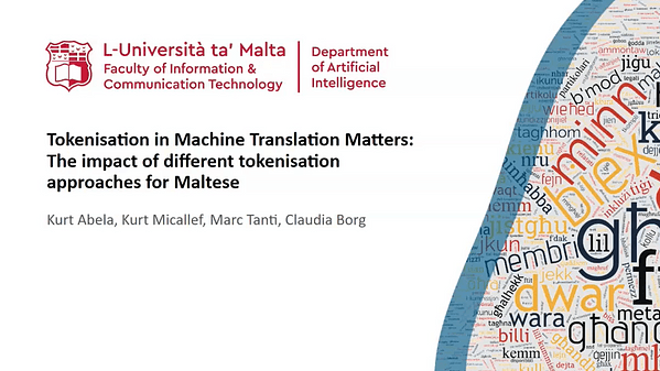Tokenisation in Machine Translation Does Matter: The impact of different tokenisation approaches for Maltese