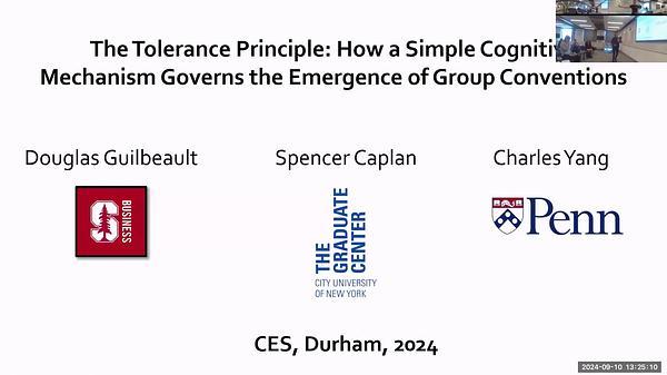LIVE - Social satisficing: How a simple cognitive constraint governs norm emergence