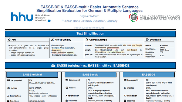 EASSE-DE & EASSE-multi: Easier Automatic Sentence Simplification Evaluation for German & Multiple Languages