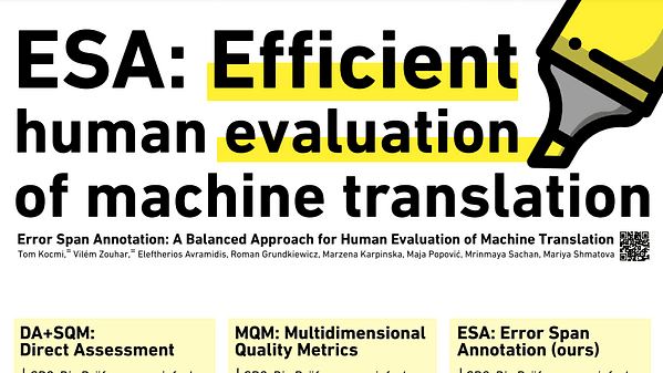 Error Span Annotation: A Balanced Approach for Human Evaluation of Machine Translation