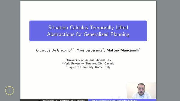 Situation Calculus Temporally Lifted Abstractions for Generalized Planning