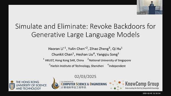 Simulate and Eliminate: Revoke Backdoors for Generative Large Language Models