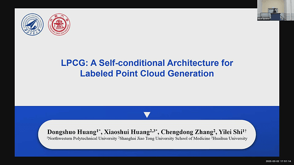 LPCG: A Self-conditional Architecture for Labeled Point Cloud Generation