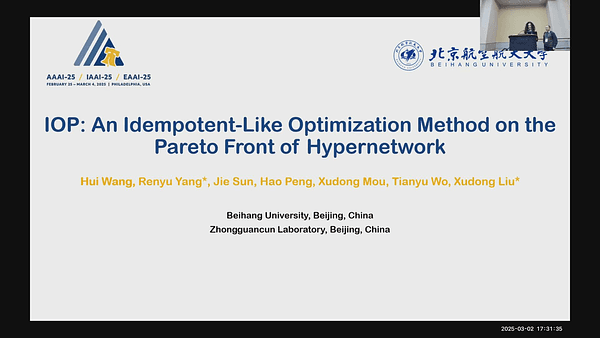 IOP: An Idempotent-Like Optimization Method on the Pareto Front of Hypernetwork