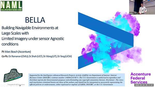 BELLA – Building Navigable Geospatial Environments at Large scales with Limited Imagery Under Sensor Agnostic Conditions