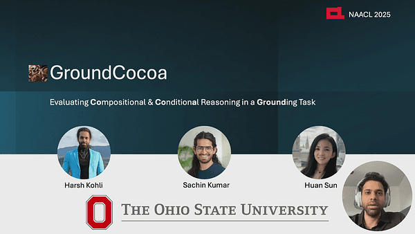 GroundCocoa: A Benchmark for Evaluating Compositional & Conditional Reasoning in Language Models