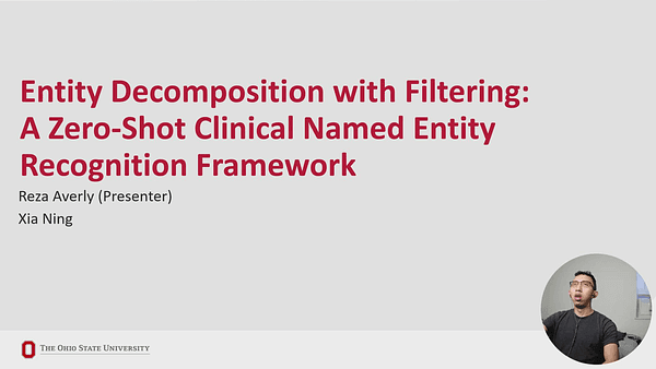 Entity Decomposition with Filtering: A Zero-Shot Clinical Named Entity Recognition Framework