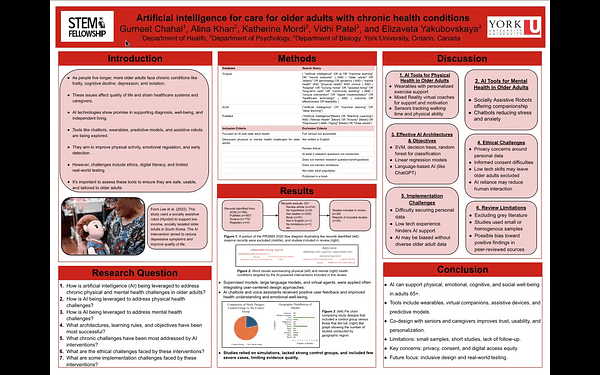 Artificial Intelligence for Care for Older Adults with Chronic Health Conditions