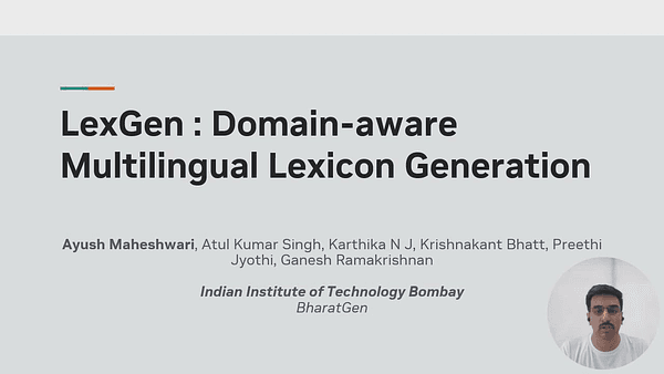 LexGen: Domain-aware Multilingual Lexicon Generation