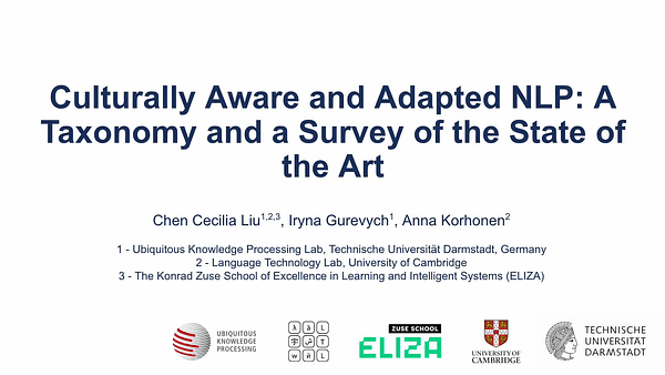 Culturally Aware and Adapted NLP: A Taxonomy and a Survey of the State of the Art