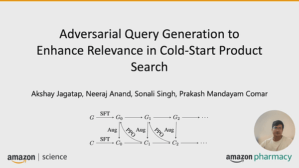Reinforcement Learning for Adversarial Query Generation to Enhance Relevance in Cold-Start Product Search