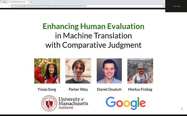 Enhancing Human Evaluation in Machine Translation with Comparative Judgement