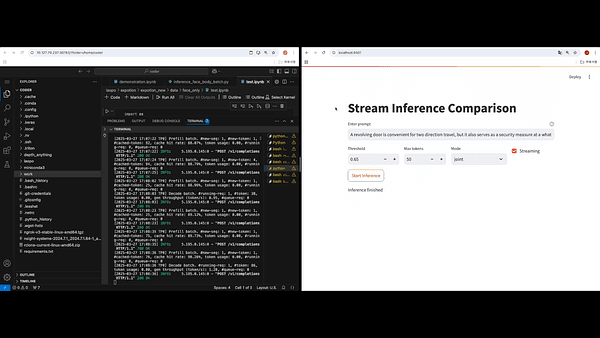 Token Level Routing Inference System for Edge Devices