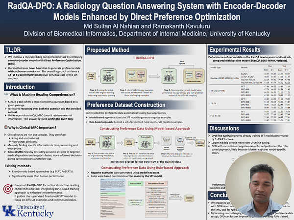 RadQA-DPO: A Radiology Question Answering System with Encoder-Decoder Models Enhanced by Direct Preference Optimization