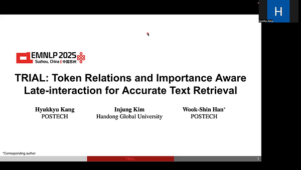 TRIAL: Token Relations and Importance Aware Late-interaction for Accurate Text Retrieval