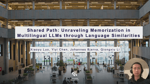 Shared Path: Unraveling Memorization in Multilingual LLMs through Language Similarities