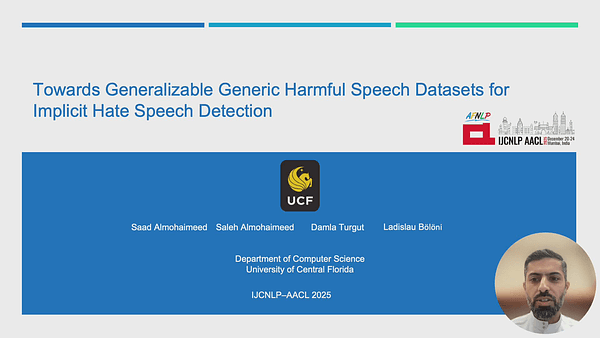 Towards Generalizable Generic Harmful Speech Datasets for Implicit Hate Speech Detection