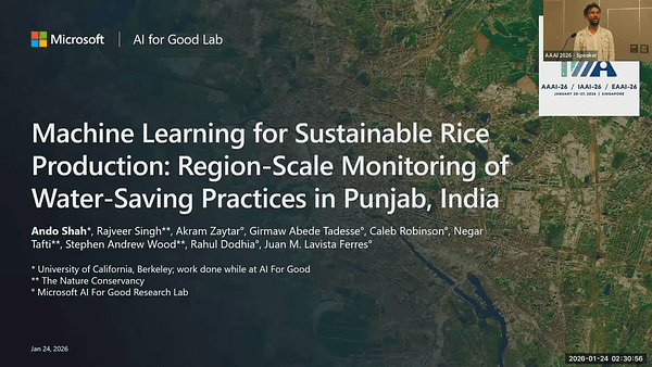 Machine Learning for Sustainable Rice Production: Region-Scale Monitoring of Water-Saving Practices in Punjab, India