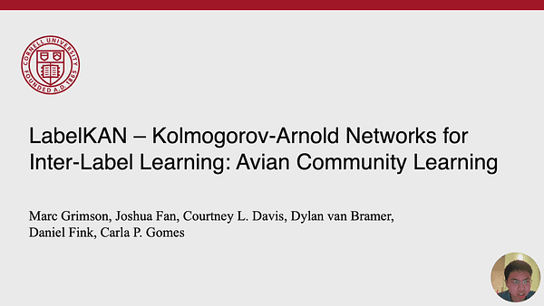 LabelKAN - Kolmogorov-Arnold Networks for Inter-Label Learning: Avian Community Learning
