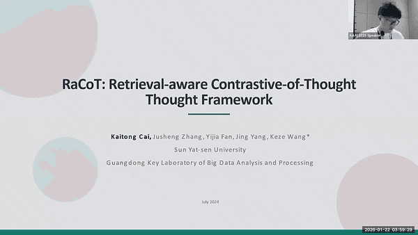 RaCoT: Plug-and-Play Contrastive Example Generation Mechanism for Enhanced LLM Reasoning Reliability