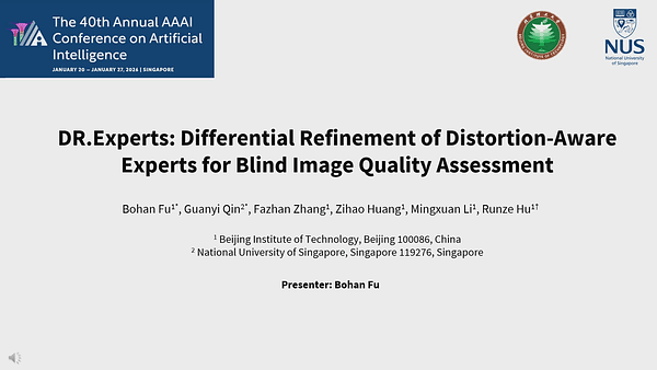 DR.Experts: Differential Refinement of Distortion-Aware Experts for Blind Image Quality Assessment