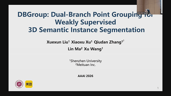 DBGroup: Dual-Branch Point Grouping for Weakly Supervised 3D Semantic Instance Segmentation