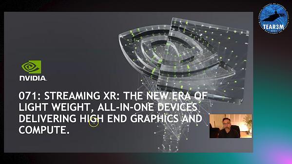 071: Streaming XR: the new era of light weight, all-in-one devices delivering high end graphics and compute.