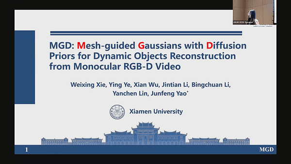 MGD:Mesh-guided Gaussians with Diffusion Priors for Dynamic Objects Reconstruction from Monocular RGB-D Video