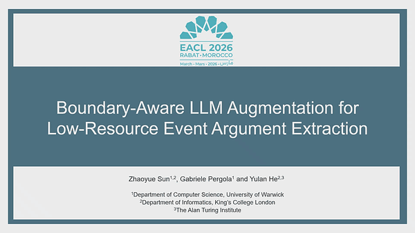 Boundary-Aware LLM Augmentation for Low-Resource Event Argument Extraction