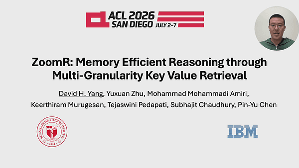 ZoomR: Memory Efficient Reasoning through Multi-Granularity Key Value Retrieval