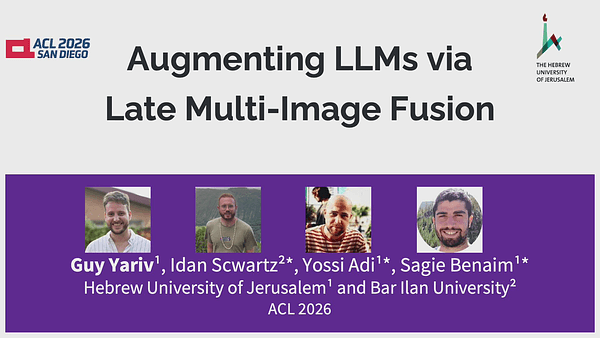 LaMI: Augmenting Large Language Models via Late Multi-Image Fusion