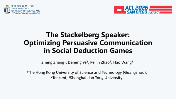 The Stackelberg Speaker: Optimizing Persuasive Communication in Social Deduction Games