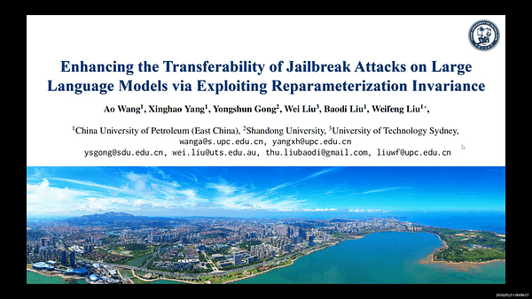 Enhancing the Transferability of Jailbreak Attacks on Large Language Models via Exploiting Reparameterization Invariance