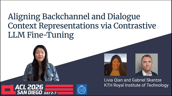 Aligning Backchannel and Dialogue Context Representations via Contrastive LLM Fine-Tuning