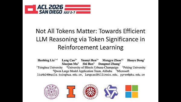Not All Tokens Matter: Towards Efficient LLM Reasoning via Token Significance in Reinforcement Learning