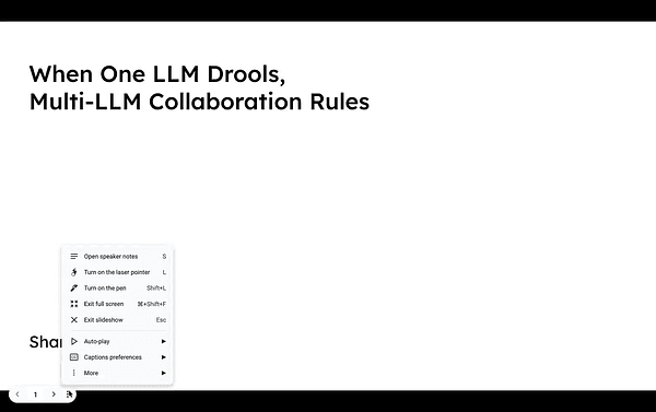 When One LLM Drools, Multi-LLM Collaboration Rules
