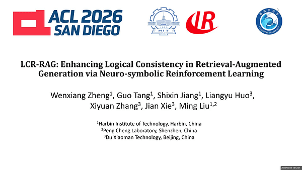 LCR-RAG: Enhancing Logical Consistency in Retrieval-Augmented Generation via Neuro-symbolic Reinforcement Learning