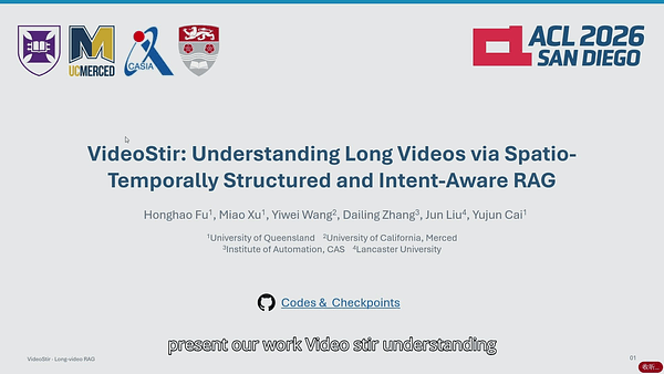 VideoStir: Understanding Long Videos via Spatio-Temporally Structured and Intent-Aware RAG