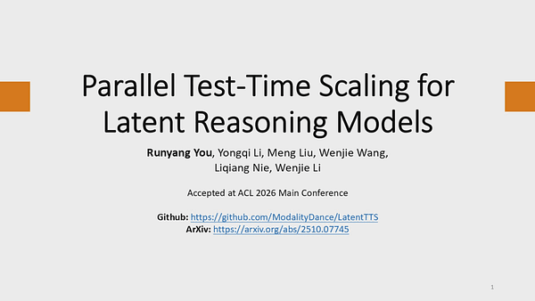 Parallel Test-Time Scaling for Latent Reasoning Models