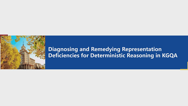Diagnosing and Remedying Representation Deficiencies for Deterministic Reasoning in KGQA