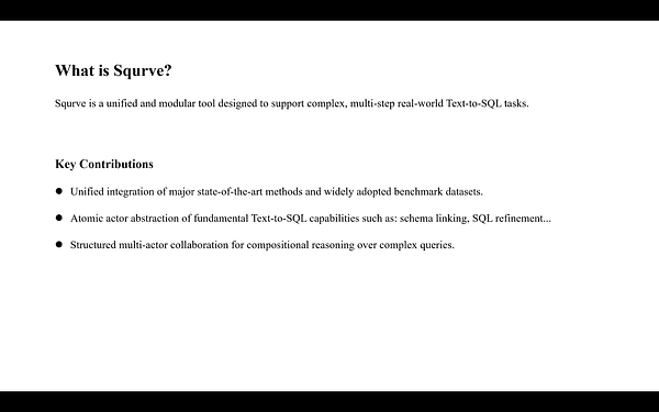 Squrve: A Unified and Modular Framework for Complex Real-World Text-to-SQL Tasks