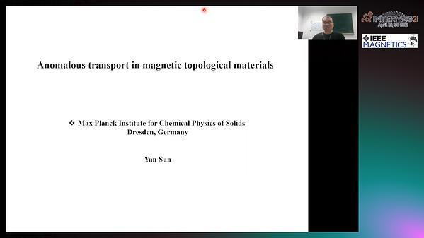  Anomalous transport in magnetic topological materials