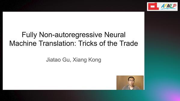 Fully Non-autoregressive Neural Machine Translation: Tricks of the Trade