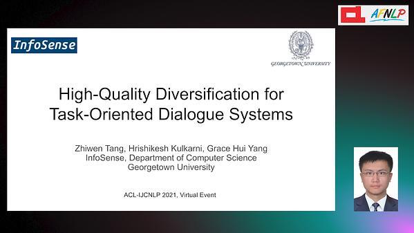 High-Quality Dialogue Diversification by Intermittent Short Extension Ensembles