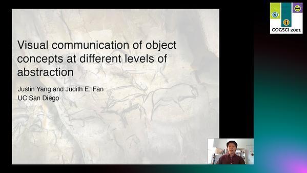 Visual communication of object concepts at different levels of abstraction