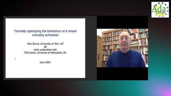 Formally specifying the behaviour of a mixed criticality scheduler