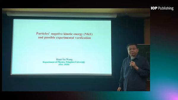 Particles’ negative kinetic energy and possible experimental verification