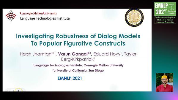 Investigating Robustness of Dialog Models to Popular Figurative Language Constructs